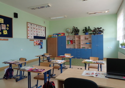 Szkoła Podstawowa w Wólce Sokołowskiej - sala lekcyjna