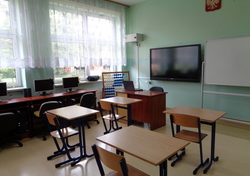 Szkoła Podstawowa w Wólce Sokołowskiej - sala komputerowa