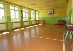 Szkoła Podstawowa Nr 2 w Trzebosi - sala gimnastyczna